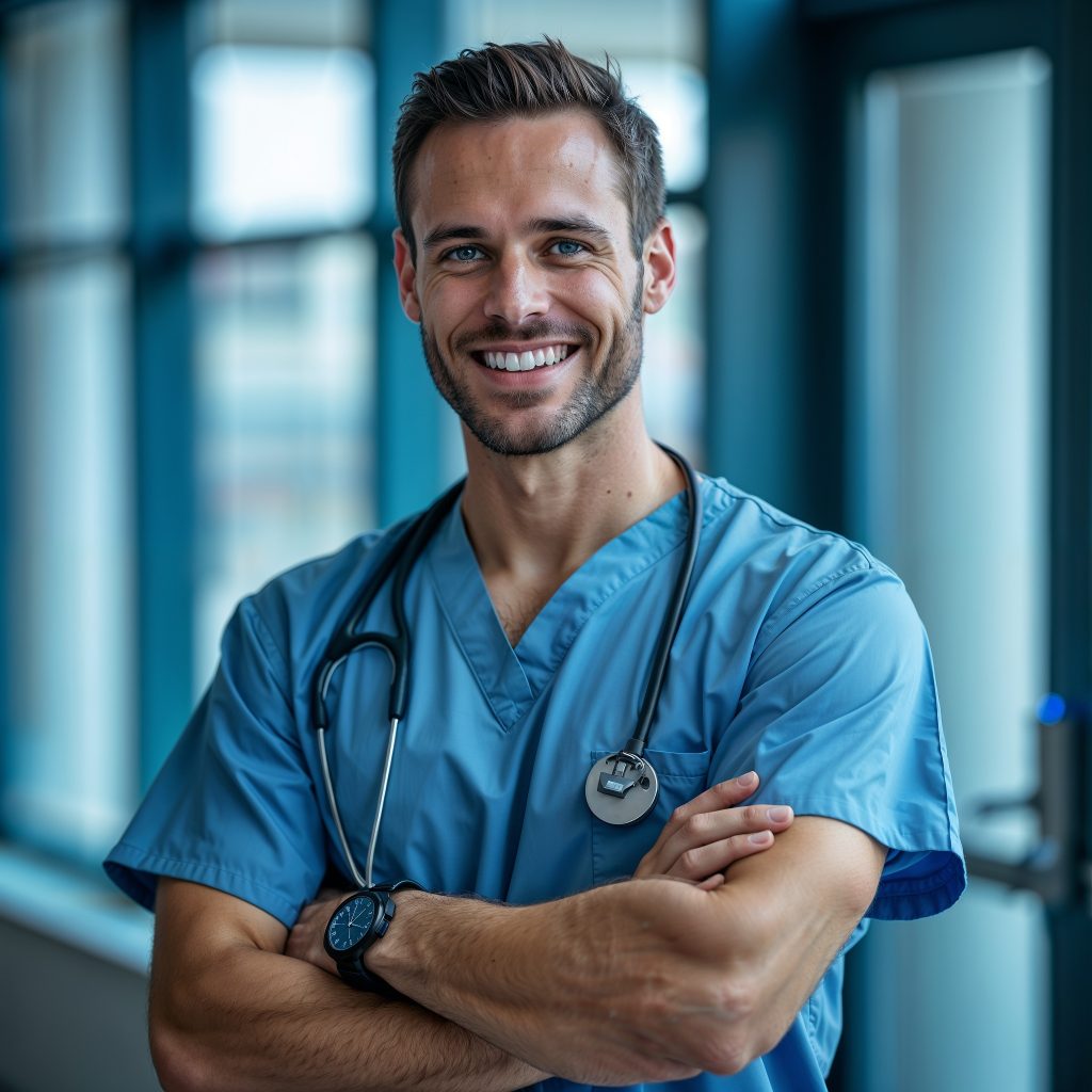 professional nurse at hospital